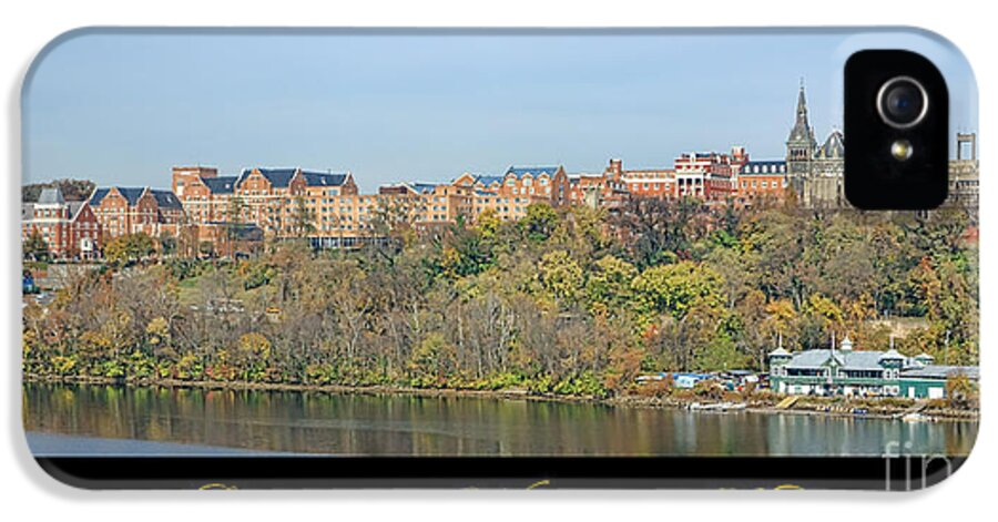 Washington iPhone 5 Case featuring the photograph Georgetown Poster by Olivier Le Queinec