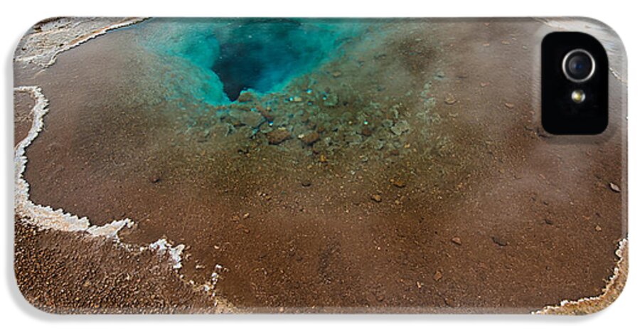 Hot Spring iPhone 5 Case featuring the photograph Hot spring in Iceland by Matthias Hauser