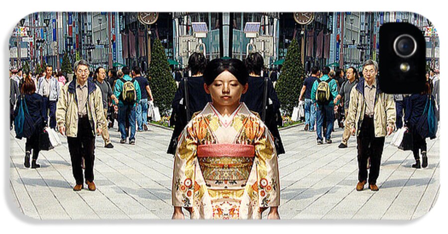 Japan iPhone 5 Case featuring the photograph Japan Double Vision #56 by Evan Peller