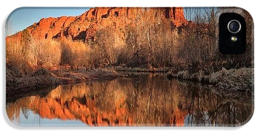  iPhone 5 Case featuring the photograph Long Exposure Photo Of Sedona by Larry Marshall