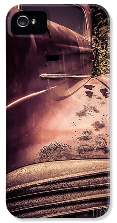 Cars iPhone 5 Case featuring the photograph Old Hudson Car by Edward Fielding
