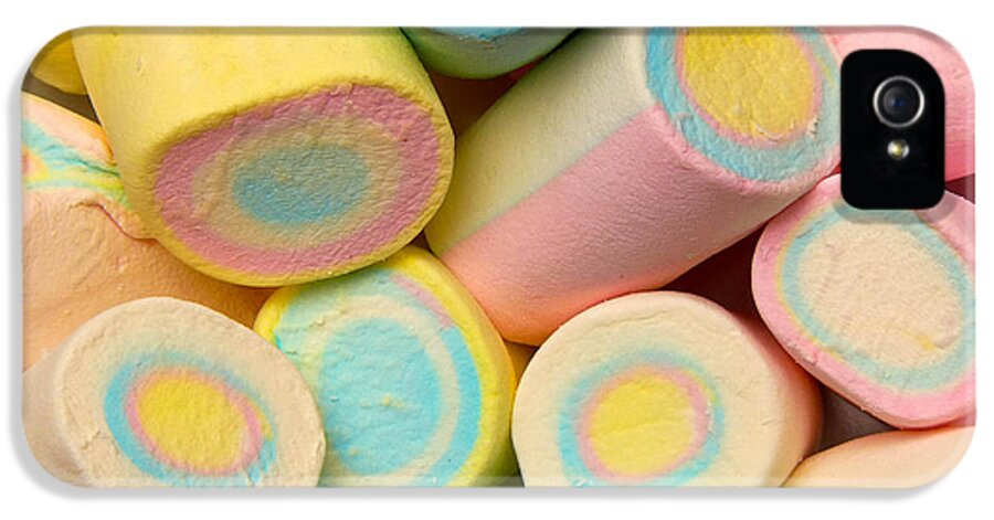 A Lot iPhone 5 Case featuring the photograph Pastel Colored Marshmallows by Amy Cicconi