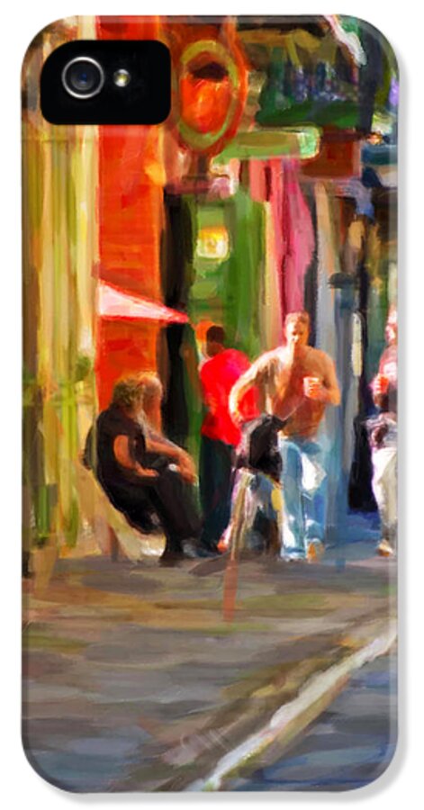 French Quarter iPhone 5 Case featuring the photograph Pirate's Alley by Steve Harrington
