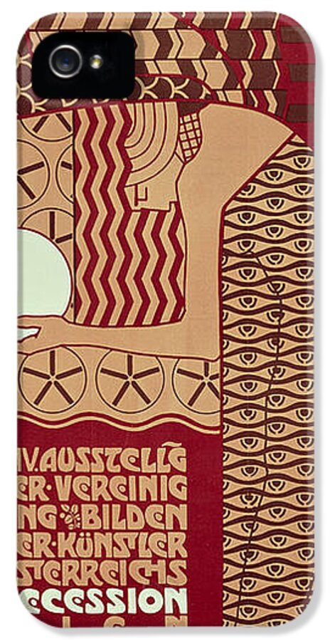 Fin De Siecle iPhone 5 Case featuring the painting Poster For The 14th Exhibition Of Vienna Secession, 1902 by Alfred Roller