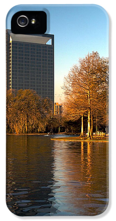 Texas Medical Center iPhone 5 Case featuring the photograph Reflections of the TMC by Joshua House