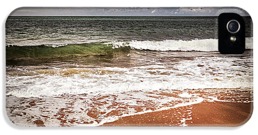 Ocean iPhone 5 Case featuring the photograph Sandy ocean beach by Elena Elisseeva