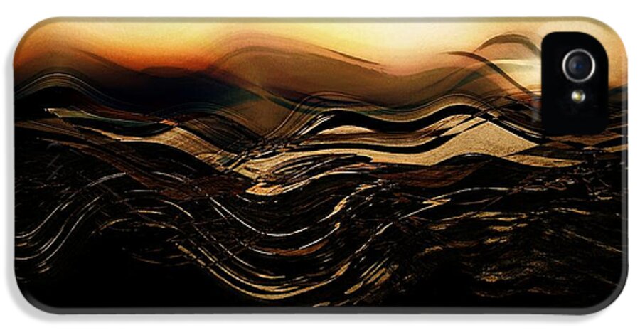 Digital Art iPhone 5 Case featuring the digital art Seascapes 4 by Amanda Moore