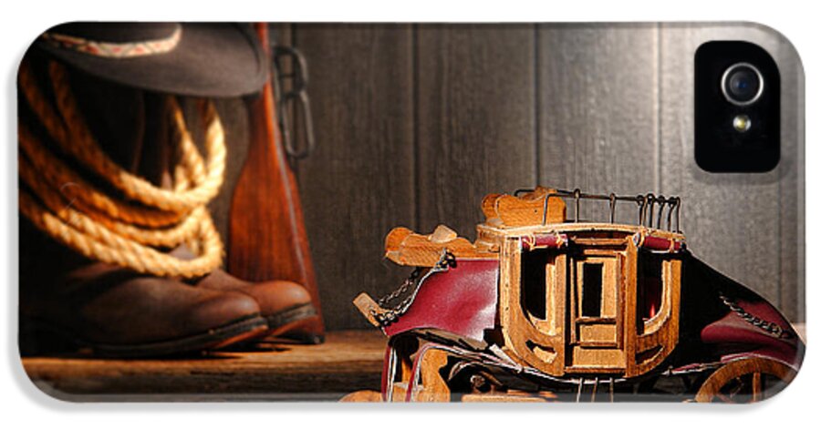 Stagecoach iPhone 5 Case featuring the photograph Stagecoach Dream by Olivier Le Queinec