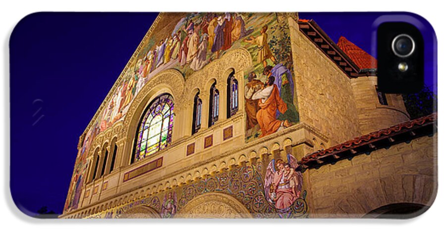 California iPhone 5 Case featuring the photograph Stanford University Memorial Church by Scott McGuire