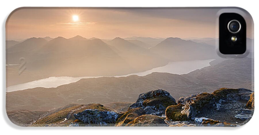 Ben iPhone 5 Case featuring the photograph Sunset from Ben Lomond by Rod McLean