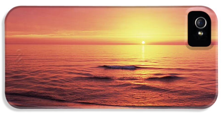 Photography iPhone 5 Case featuring the photograph Sunset Over The Sea, Venice Beach by Panoramic Images