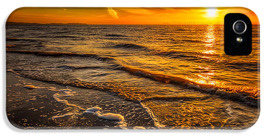 Bay iPhone 5 Case featuring the photograph Sunset Seascape by Adrian Evans