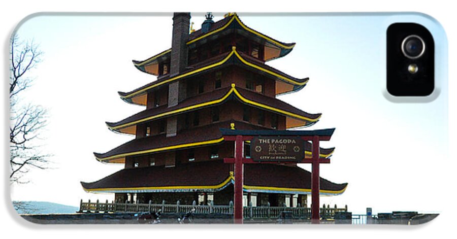 Pagoda iPhone 5 Case featuring the photograph The Pagoda - Reading Pa by Bill Cannon