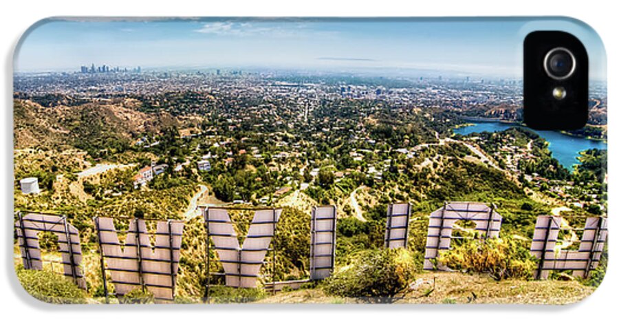 Actress iPhone 5 Case featuring the photograph Welcome to Hollywood by Natasha Bishop
