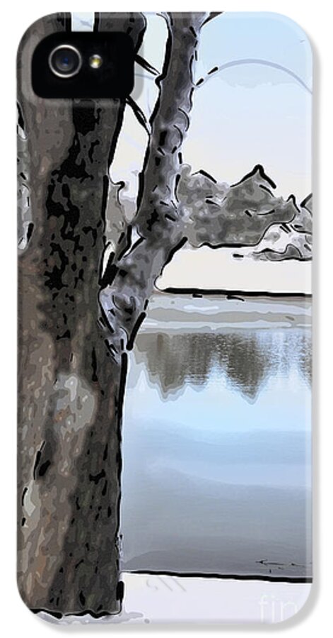 Landscape iPhone 5 Case featuring the photograph Winter Beauty by Betty LaRue
