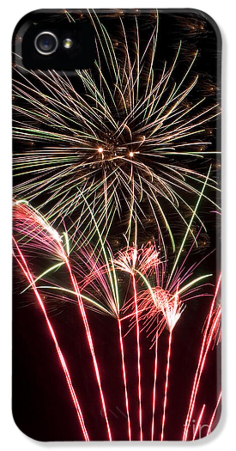 Fireworks iPhone 5 Case featuring the photograph Fireworks #1 by Cindy Singleton