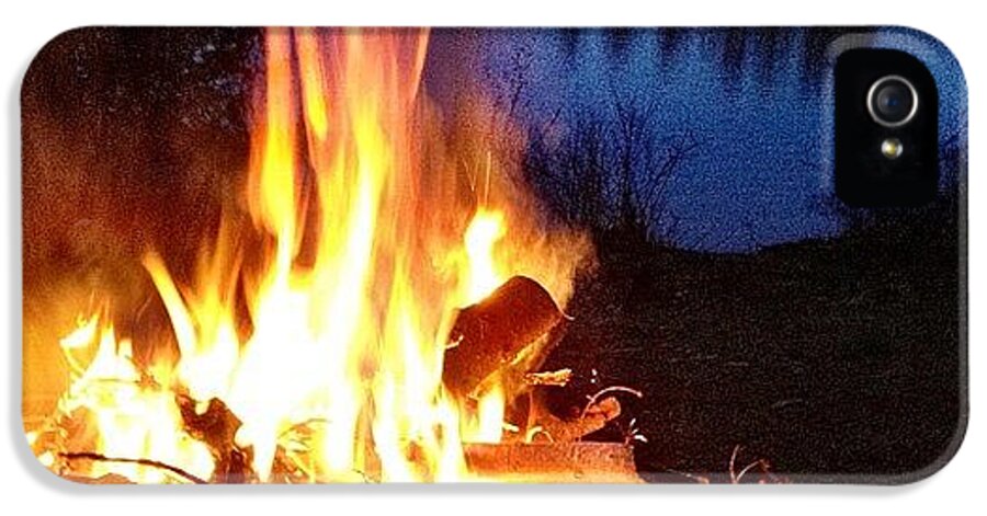 Canada iPhone 5 Case featuring the photograph Campfire by Christopher Campbell