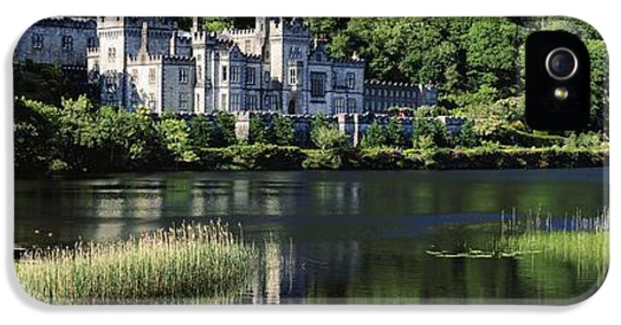 Abbey iPhone 5 Case featuring the photograph Church Near A Lake, Kylemore Abbey by The Irish Image Collection 