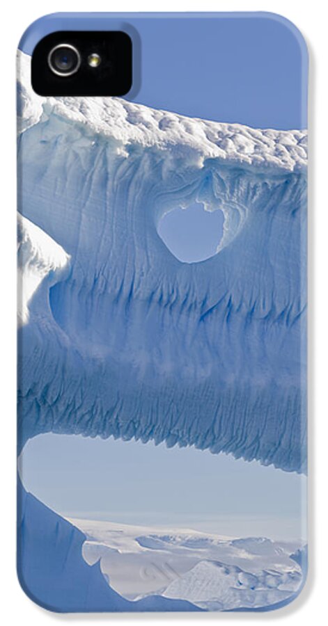 Big iPhone 5 Case featuring the photograph Portion Of A Gigantic Iceberg by Ron Watts