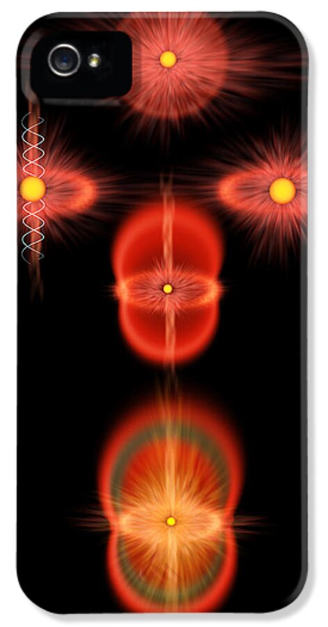 Space iPhone 5 Case featuring the painting The Cat's Eye Nebula by Don Dixon