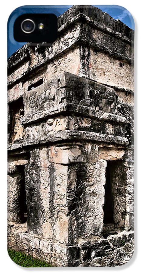Ruins iPhone 5 Case featuring the photograph Tulum Ruinas 1 by Skip Hunt