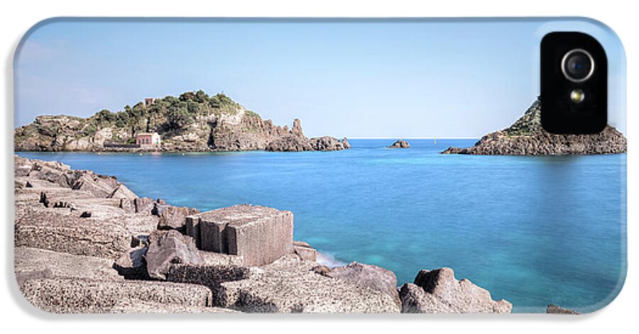 Aci Trezza iPhone 5 Case featuring the photograph Aci Trezza - Sicily #12 by Joana Kruse