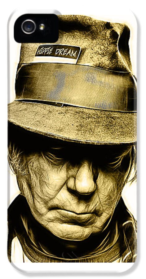 Neil Young iPhone 5 Case featuring the photograph Neil Young Collection #23 by Marvin Blaine