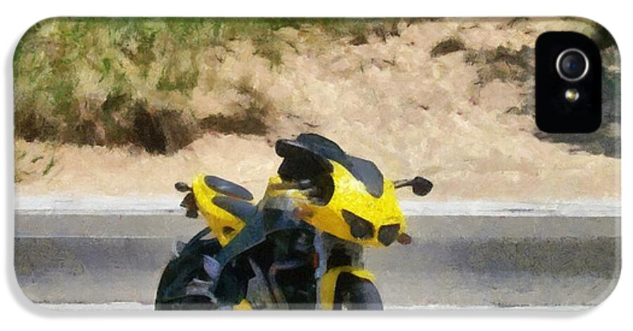 Buell iPhone 5 Case featuring the photograph Beach Road Buell by Michelle Calkins