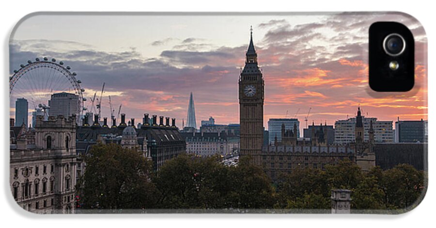 London iPhone 5 Case featuring the photograph Big Ben London Sunrise by Mike Reid