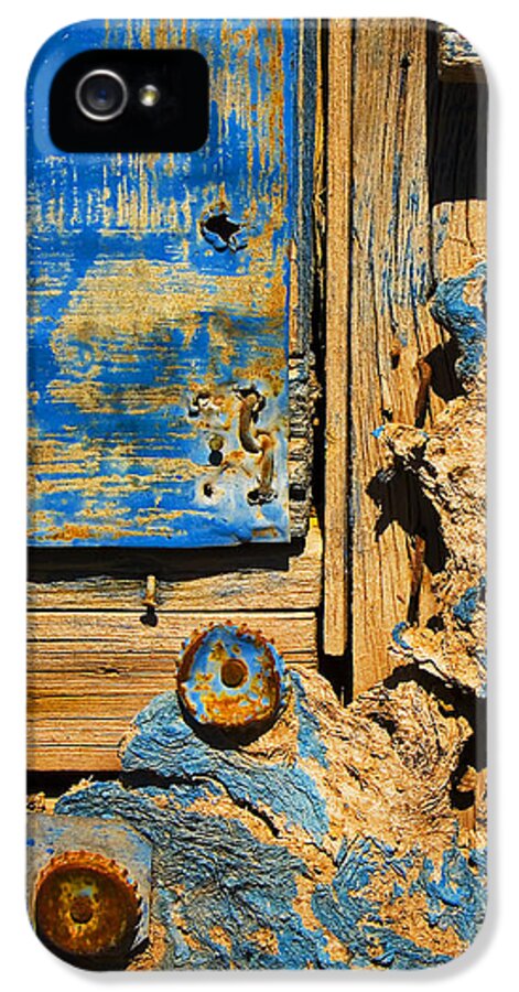 Abstract iPhone 5 Case featuring the photograph Blues Dues by Skip Hunt