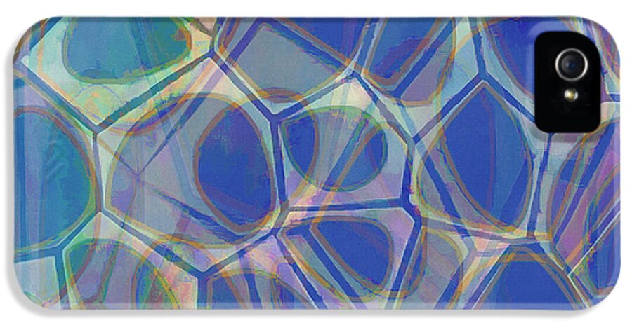 Painting iPhone 5 Case featuring the painting Cell Abstract One by Edward Fielding