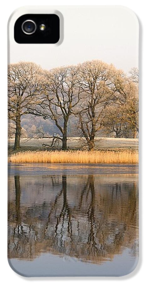 Autumn iPhone 5 Case featuring the photograph Cumbria, England Lake Scenic With by John Short