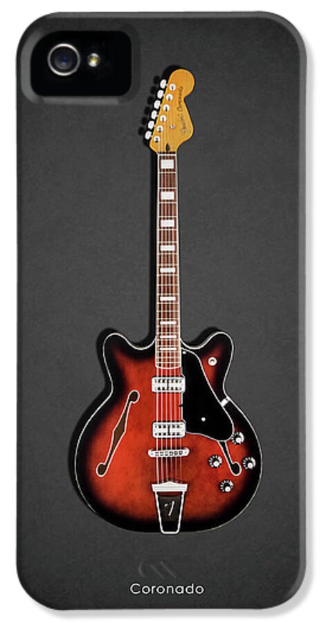 Fender Coronado iPhone 5 Case featuring the photograph Fender Coronado by Mark Rogan