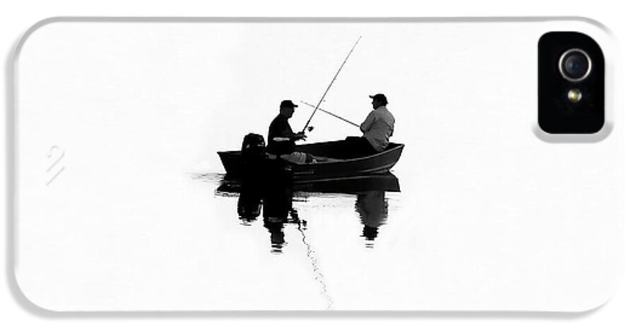 Fine Art Photography iPhone 5 Case featuring the photograph Fishing Buddies by David Lee Thompson