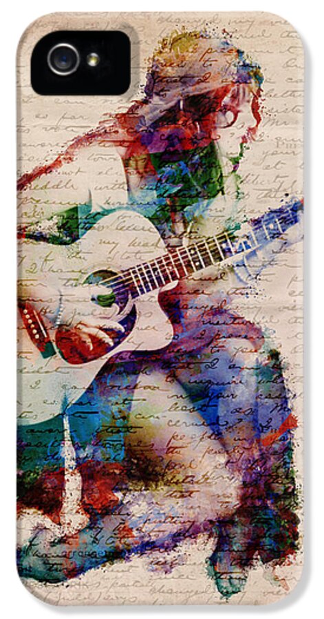 Gypsy iPhone 5 Case featuring the digital art Gypsy Serenade by Nikki Smith