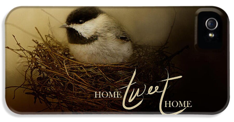 Jai Johnson iPhone 5 Case featuring the photograph Home Tweet Home with words by Jai Johnson