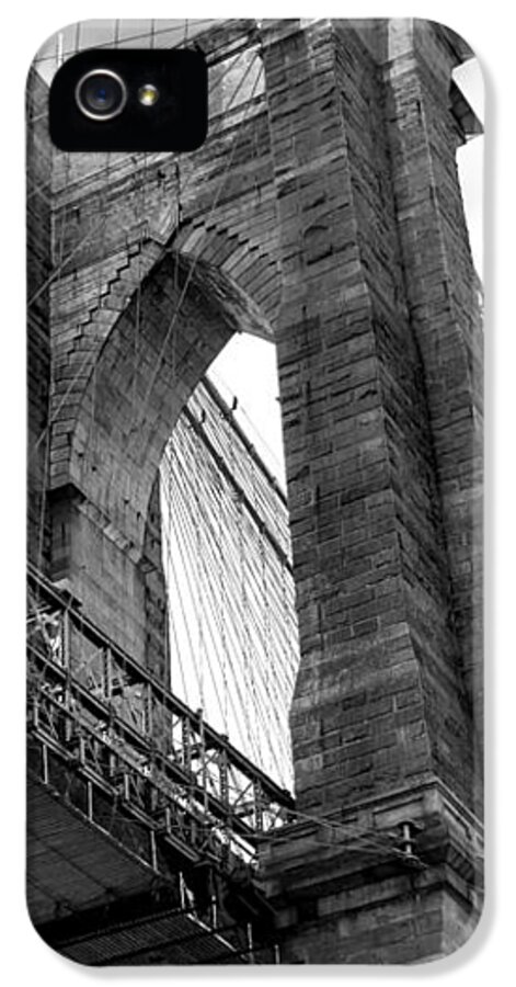 Brooklyn Bridge iPhone 5 Case featuring the photograph Iconic Arches by Az Jackson