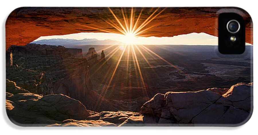 Mesa Glow iPhone 5 Case featuring the photograph Mesa Glow by Chad Dutson