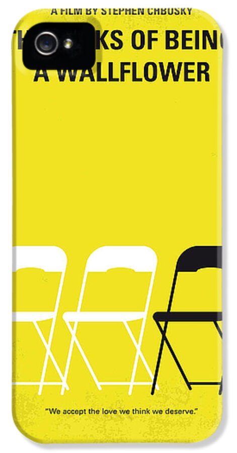 Perks Of Being A Wallflower iPhone 5 Case featuring the digital art No575 My Perks of Being a Wallflower minimal movie poster by Chungkong Art