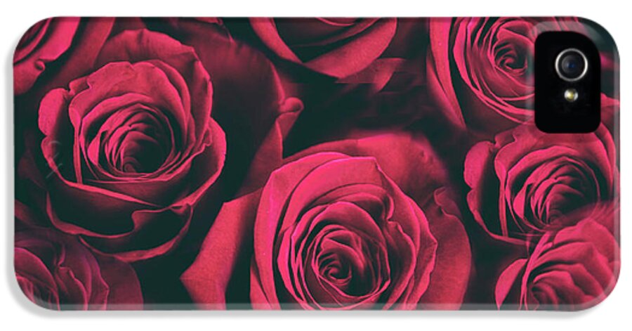 Roses iPhone 5 Case featuring the photograph Scarlet Roses by Jessica Jenney