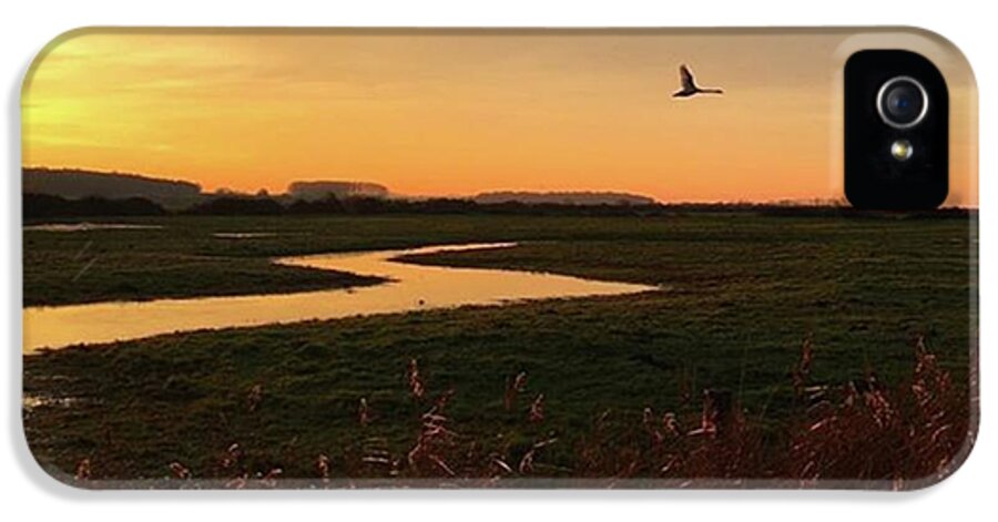 Natureonly iPhone 5 Case featuring the photograph Sunset At Holkham Today

#landscape by John Edwards