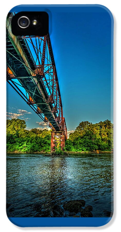 Albany Georgia iPhone 5 Case featuring the photograph The Rail Bridge by Marvin Spates