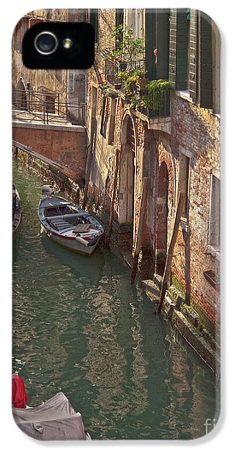 Venice iPhone 5 Case featuring the photograph Venice ride with gondola by Heiko Koehrer-Wagner