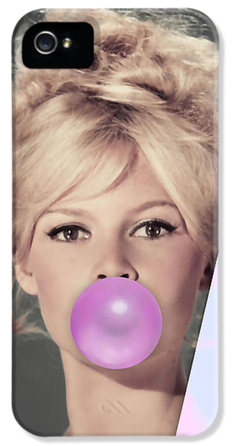 Brigitte Bardot iPhone 5 Case featuring the mixed media Brigitte Bardot #4 by Marvin Blaine