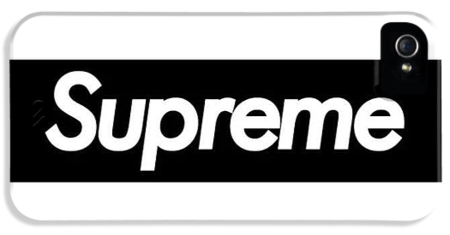 Supreme Black Iphone 5 Case By Rep The Brand Pixels