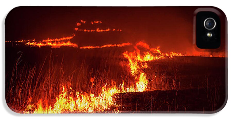 Energy iPhone 5 Case featuring the photograph Fire Lines by Scott Bean