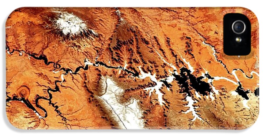 Colorado iPhone 5 Case featuring the photograph Colorado Plateau NASA by Rose Santuci-Sofranko