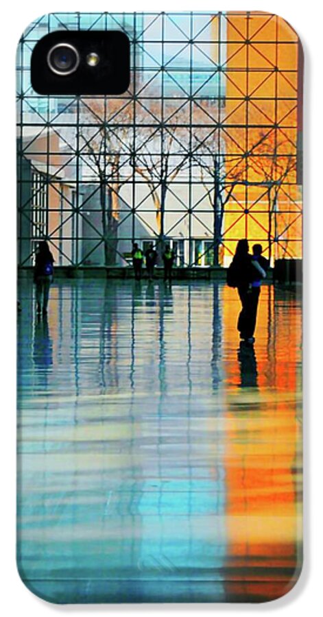 Jacob K. Javits Center iPhone 5 Case featuring the photograph Inside and Out by Diana Angstadt