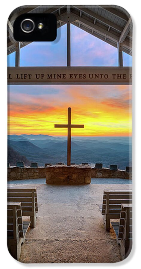 Pretty Place Chapel iPhone 5 Case featuring the photograph South Carolina Pretty Place Chapel Sunrise Embraced by Dave Allen