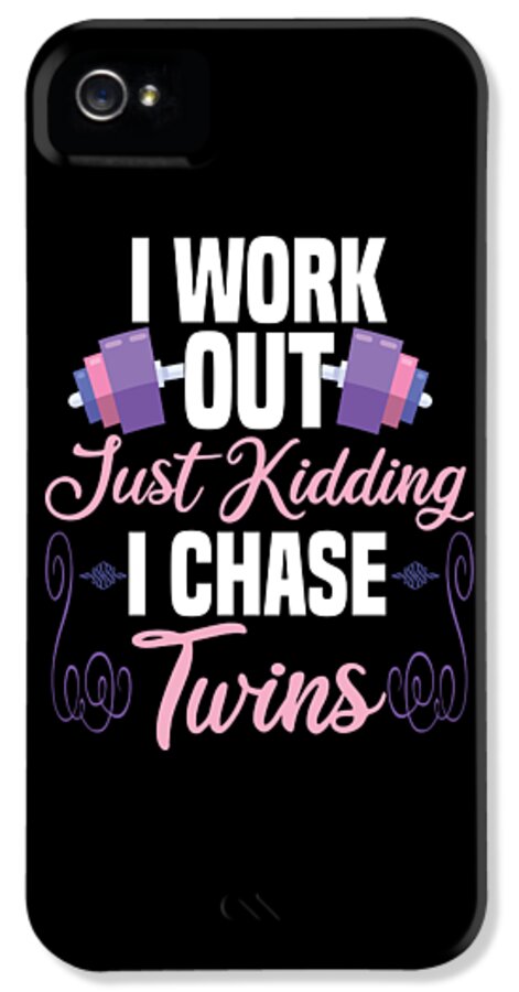 Workout Funny Twins iPhone 5 Case by Michael S - Fine Art America